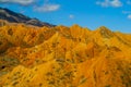 Skazka fairy tale canyon in Kirgyzstan Royalty Free Stock Photo