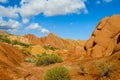 Skazka fairy tale canyon in Kirgyzstan Royalty Free Stock Photo