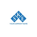 SKE letter logo design on WHITE background. SKE creative initials letter logo concept. SKE letter design.SKE letter logo design on