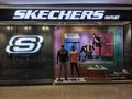 Skechers shop window in Wuhan city