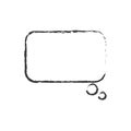skecth bubble speech chatting Royalty Free Stock Photo