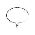 skecth bubble speech message Royalty Free Stock Photo