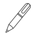 skecth silhouette pen icon flat