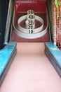 Skeeball carnival arcade game Royalty Free Stock Photo