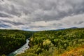 Skeena river in Kitwanga, BC, Canada Royalty Free Stock Photo