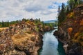 Skeena river in Kitwanga, BC, Canada