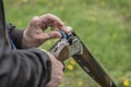 Skeet Shooting Royalty Free Stock Photo