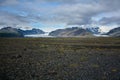 Skeidararsandur with view to Vatnajokull glacier and mountains