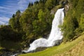 Skeie Waterfall, Norway Royalty Free Stock Photo