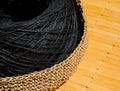 Raffia is an organic, sustainable wood fiber that is easy to crochet
