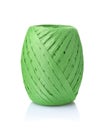 Skein of green raffia paper ribbon