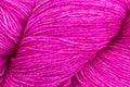 Skein of pink wool