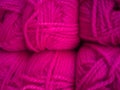 Skeins with different colors of threads for knitting, for needlework. Royalty Free Stock Photo