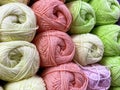 Skeins of yarn,