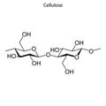 Skeletal formula of chemical molecule