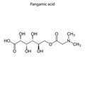 Skeletal formula of molecule