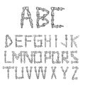 Skeleton alphabet