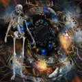 Skeleton in Astronomic Clock