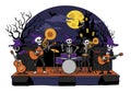 Halloween music clip art Royalty Free Stock Photo