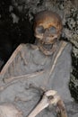 Skeleton in Boat Shed, Herculaneum Archaeological Site, Campania, Italy Royalty Free Stock Photo