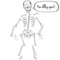 Skeleton Buddy Royalty Free Stock Photo