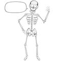 Skeleton Buddy Royalty Free Stock Photo