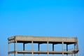 Skeleton of a building , abandoned factory Royalty Free Stock Photo