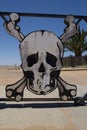 Skeleton coast gate Royalty Free Stock Photo