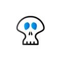 Duo Tone Icon - Skeleton Royalty Free Stock Photo