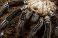 Skeleton tarantula Royalty Free Stock Photo