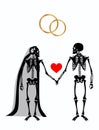 The skeletons wedding