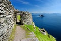 Skellig Michael or Great Skellig, home to the ruined remains of a Christian monastery, Country Kerry, Ireland