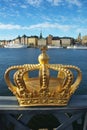 Skeppsholmen bridge and Royal palace