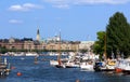 Skeppsholmen in Stockholm in Sweden Royalty Free Stock Photo