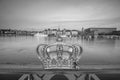 Skeppsholmsbron Skeppsholm Bridge and Stockholm city skyline