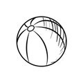 Sketch Baby Beach ball