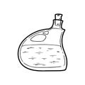 Sketch of a bottle of poison or elixir_3