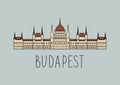 Sketch of Budapest Parliament