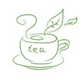 Sketch of a cup of tea