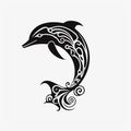 Tribal Dolphin Tattoo: Bold And Graceful Abstraction