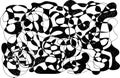 Sketch doodle pattern. Black and white texture. Abstract scratch simple background. Vector illustration