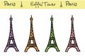 sketch Eiffel Tower