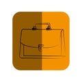 Sketch of executive suitcase in square frame