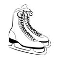 Sketch of the figured skates.
