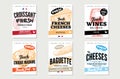 Sketch French Food Brochures