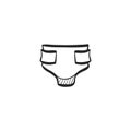 Sketch icon - Diaper