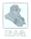 Sketch map of Republic of Iraq.