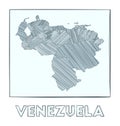 Sketch map of Venezuela.