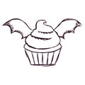 Cupcake halloween sketches