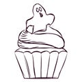 Cupcake halloween sketches